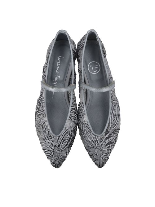 Ballerine in pelle e tessuto LORENA PAGGI | 61201CIELO